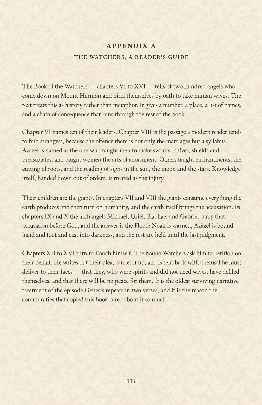 Appendix: the Watchers, a reader's guide